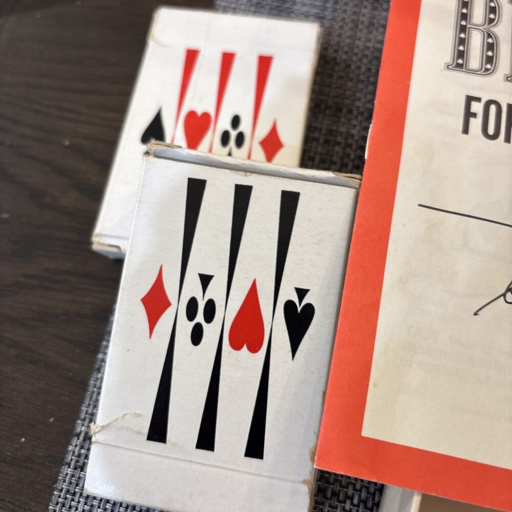 VTG Chas H. Goren Bridge For Two Milton Bradley Card Game Complete FINE Ed. 1964 - Picture 7 of 16